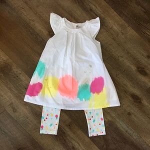 Catimini 'Popover' Dress and Leggings